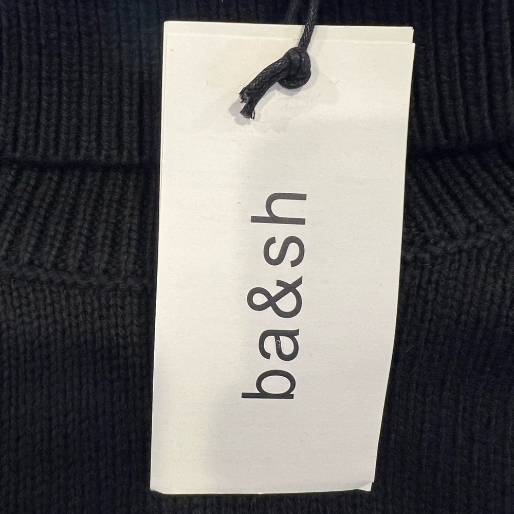 Ba&sh Medee Turtleneck Sweater Dress in Black (M/2) - Picture 12 of 13